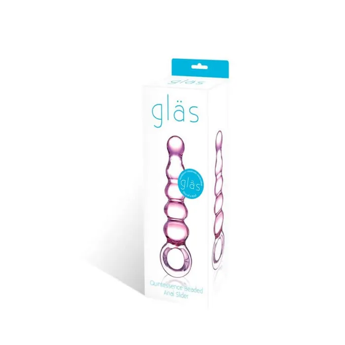 Electric Hustler Lingerie Anal Glas Quintessence Beaded Glass Anal Slider Sleek and Sensual Anal Pleasure
