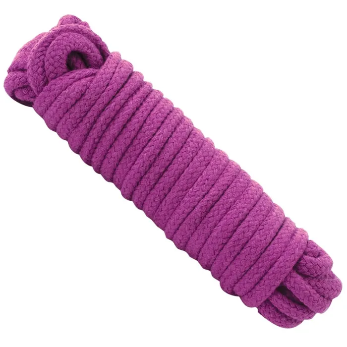 Vibrators Doc Johnson Bondage Rope Cotton Japanese Style Purple Vibrators Doc Johnson Bondage Rope Cotton Japanese Style Purple