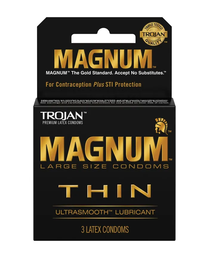Trojan Vibrators Trojan Magnum Thin Condoms