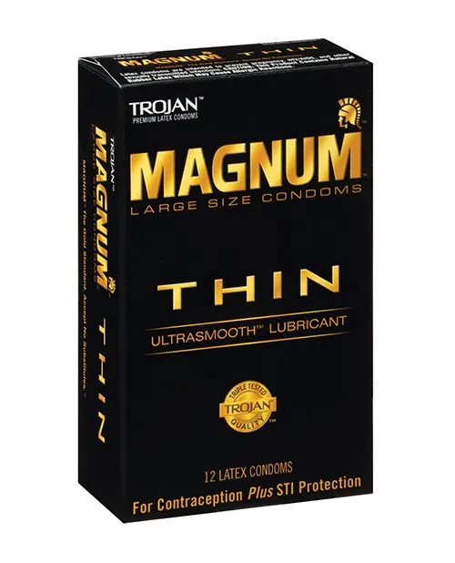 Trojan Vibrators Trojan Magnum Thin Condoms