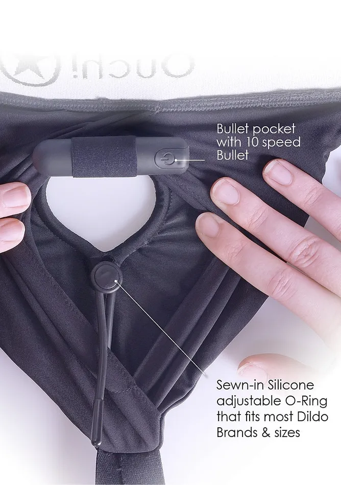 Vibrating Strapon Brief Shots Female Sex Toys