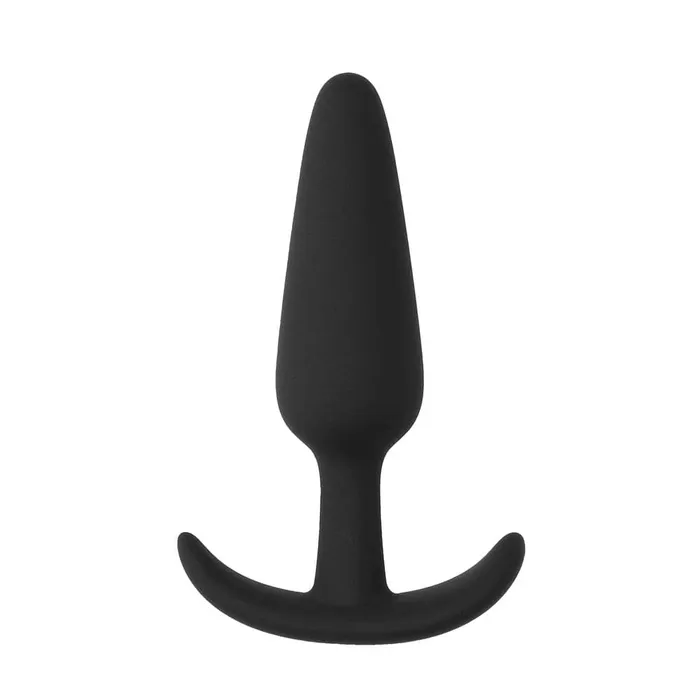 Beginners Size Slim Butt Plug Black Shots Toys Anal