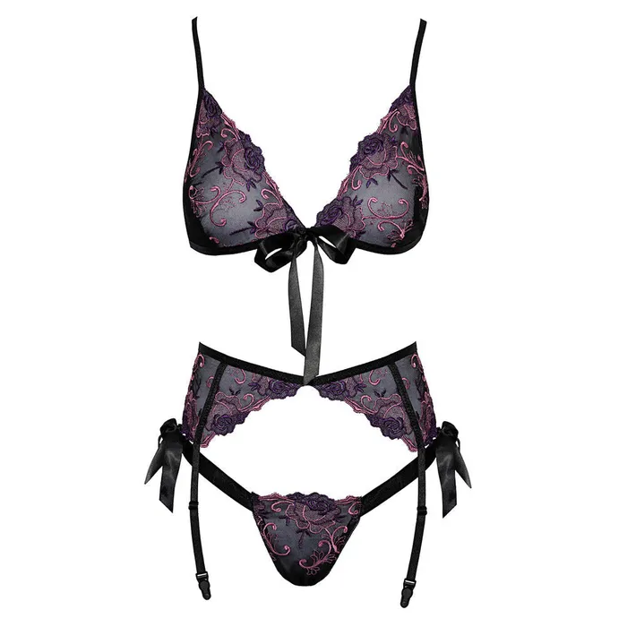 Kissable Kissable Embroidered Floral Bra Set Anal