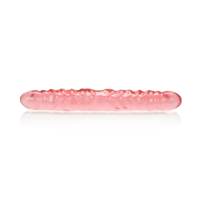 Translucence 12 Inches Veined Double Dong Pink CalExotics Dildos
