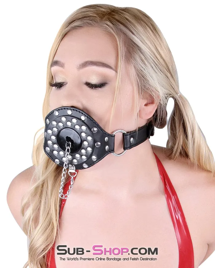 2536LT Plugher Locking Tube Plug Open Mouth Gag Idea Anal