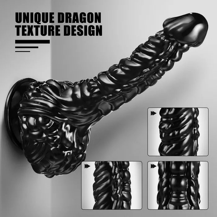  Anal Black 9 Inch Werewolf Dildo