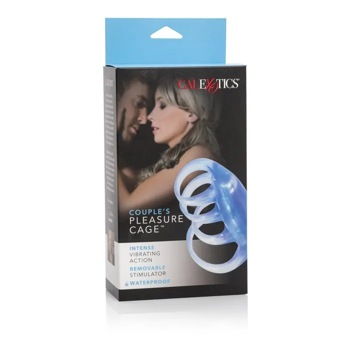 CalExotics Couples Pleasure Cage Blue Vibrators CalExotics Couples Pleasure Cage Blue Vibrators