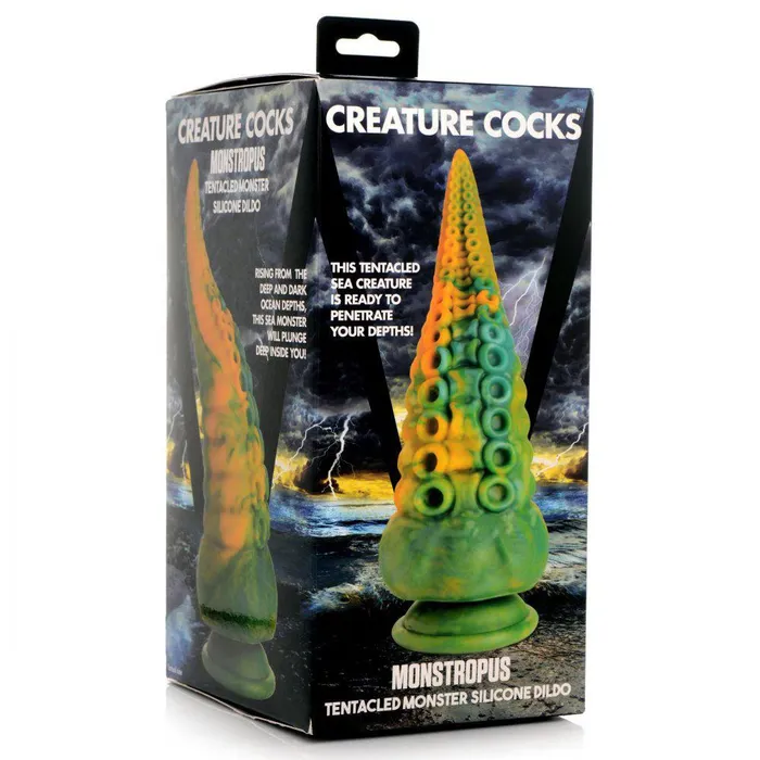 Dildos XR Brands Monstropus Tentacled Monster Silicone Dildo