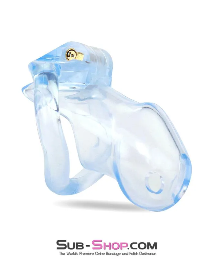 Male Sex Toys Ali Express 0398AE Short Exposed in Chastity High Security Keyed Tumbler Locking Male Chastity with 4 Base Cock Ring Sizes MEGA Deal