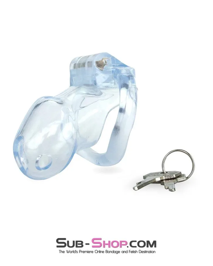 Male Sex Toys Ali Express 0398AE Short Exposed in Chastity High Security Keyed Tumbler Locking Male Chastity with 4 Base Cock Ring Sizes MEGA Deal