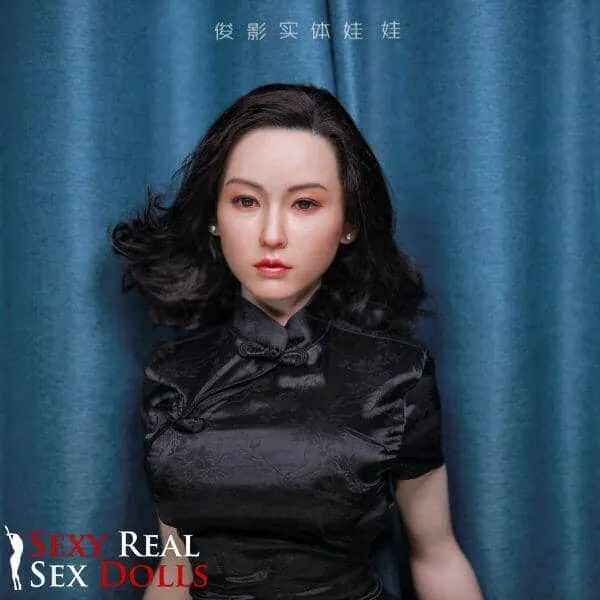 163cm 5ft4 Big Curvy Matured Asian Sex Doll with Silicone Head Fujiko JY Male Sex Toys