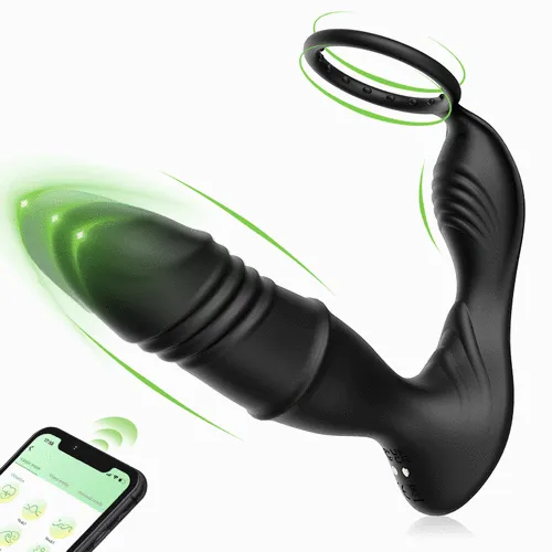 Male Sex Toys Lurevibe Lurevibe Mason APPController 9Telescopic Vibration Cock Rings Prostate Massager Male Sex Toys Lurevibe Lurevibe Mason APPController 9Telescopic Vibration Cock Rings Prostate Massager