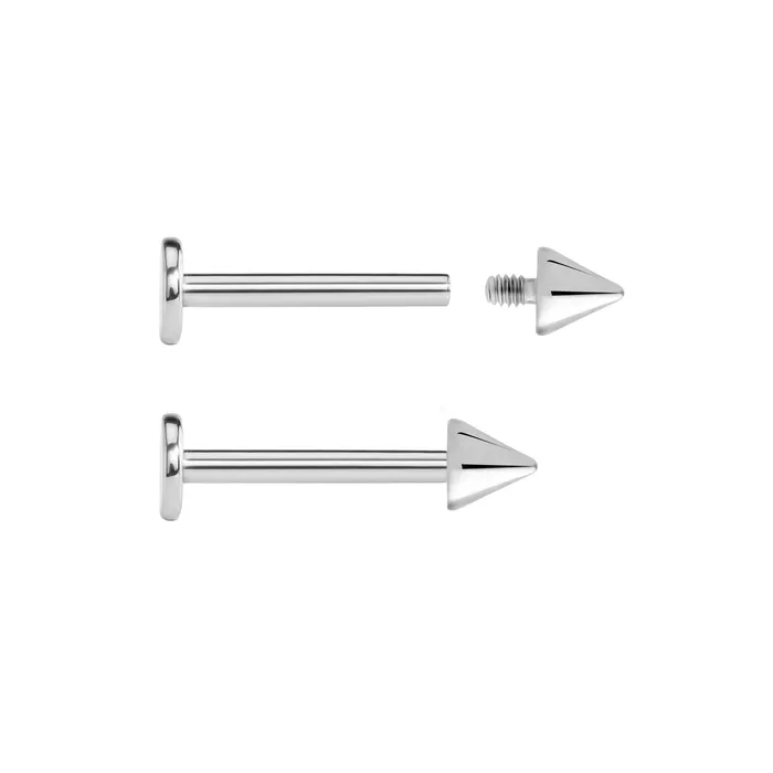14g 12g Internally Threaded Steel Cone Price Per 1 Painful Pleasures Male Sex Toys
