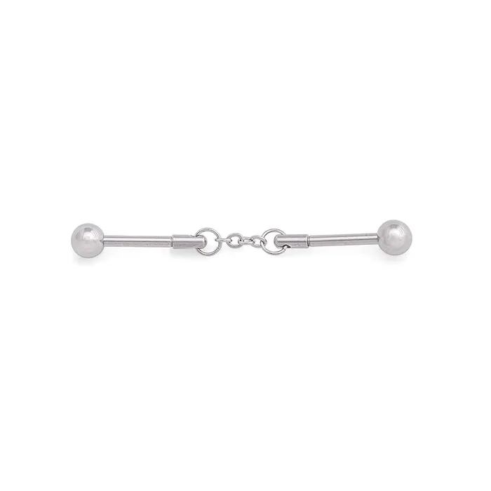 14g Chain Link Industrial Barbell Price Per 1 Painful Pleasures Vibrators