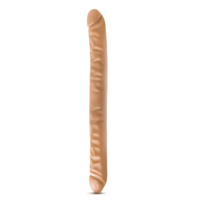 Blush Dildos Dr Skin 18 Inch Double Ended Dildo Mocha