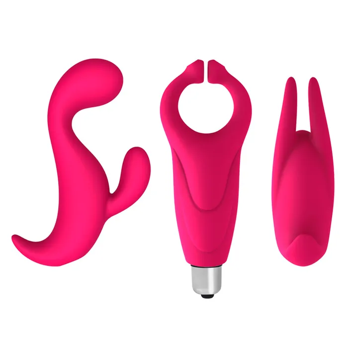 Female Sex Toys FunMates Letia Haya Fergus Vibrator 3in1 Set