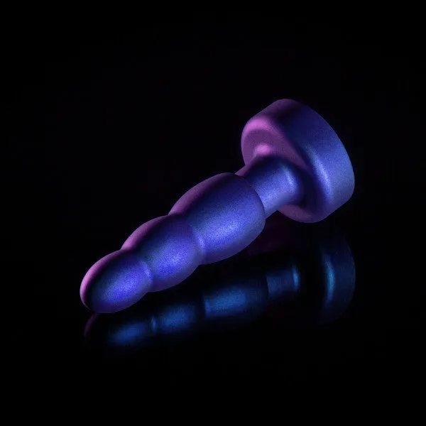 Matrix Vibrating Gyrating Rimming Butt Plug with Remote Blue Blush Anal