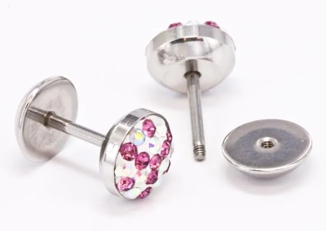 Painful Pleasures Anal Crystal EXPLOSION FAKE PLUG AB PINK Fake Piercing Price Per 1 Painful Pleasures Anal Crystal EXPLOSION FAKE PLUG AB PINK Fake Piercing Price Per 1