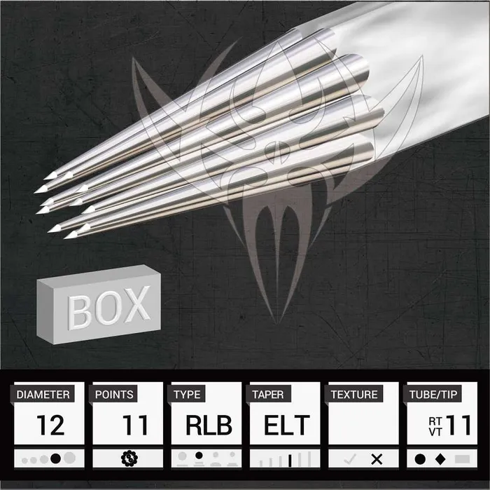 Precision Needles Female Sex Toys 12 Standard Round Liner Precision Needles Box of 50 Premade Sterilized Tattoo Needles
