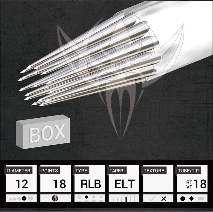 Precision Needles Female Sex Toys 12 Standard Round Liner Precision Needles Box of 50 Premade Sterilized Tattoo Needles