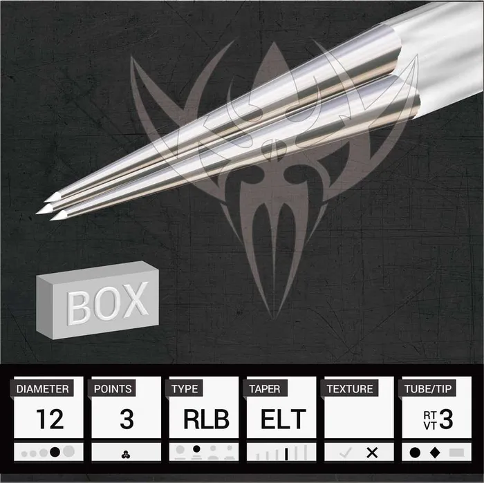 Precision Needles Female Sex Toys 12 Standard Round Liner Precision Needles Box of 50 Premade Sterilized Tattoo Needles