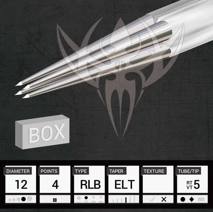 Precision Needles Female Sex Toys 12 Standard Round Liner Precision Needles Box of 50 Premade Sterilized Tattoo Needles