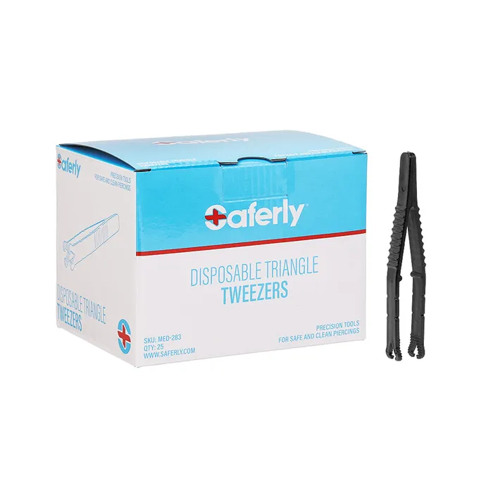 Saferly Medical Sterilized Triangle Tweezers Single or Case of 25 Saferly Anal Saferly Medical Sterilized Triangle Tweezers Single or Case of 25 Saferly Anal