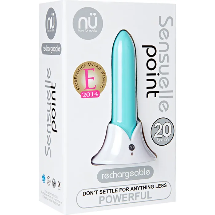 Sensuelle Point 20 Function Bullet Vibrator Tiffany Blue NU Sensuelle Vibrators Sensuelle Point 20 Function Bullet Vibrator Tiffany Blue NU Sensuelle Vibrators