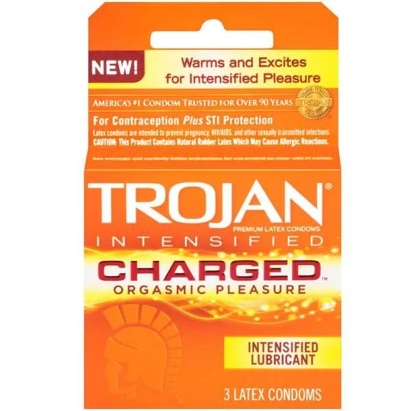 Sexual Health Wellbeing Paradise Marketing Trojan Charged Wintensified Lubricant Condoms 3 Pack Sexual Health Wellbeing Paradise Marketing Trojan Charged Wintensified Lubricant Condoms 3 Pack