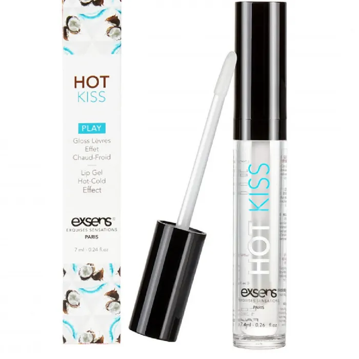 Vibrators Exsens Hot Kiss Arousal Lip Gloss Coconut 7ml
