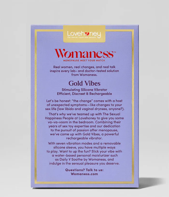 Womaness Vibrators Gold Vibes Womaness Vibrators Gold Vibes