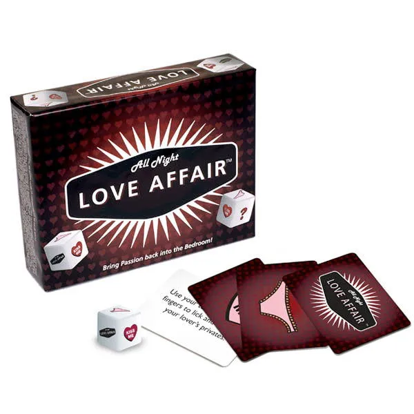 All Night Love Affair Adult Card Game ShhhWndsr Games