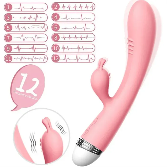 Amovibe Female Sex Toys Dual sensation vibrator unlocking hidden Gspot and clitoral ecstasy