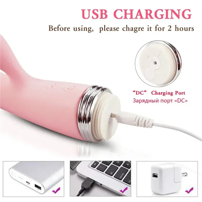 Amovibe Female Sex Toys Dual sensation vibrator unlocking hidden Gspot and clitoral ecstasy