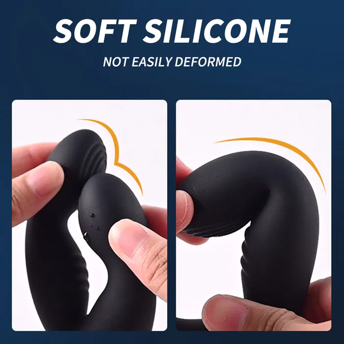 Amovibe Male Sex Toys Rechargeable Prostate Massager with Wireless Control
