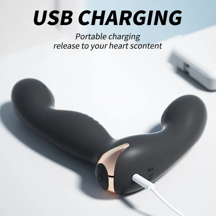 Amovibe Male Sex Toys Rechargeable Prostate Massager with Wireless Control