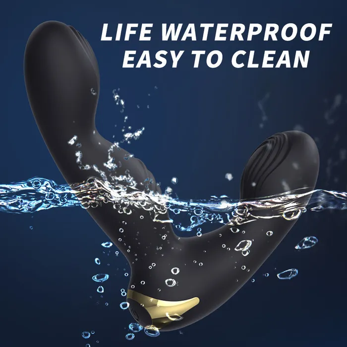 Amovibe Male Sex Toys Rechargeable Prostate Massager with Wireless Control