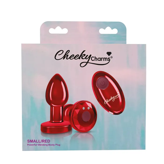 Anal Fairvillacom CHEEKY CHARMS VIBRATING METAL PLUG RED SMALL W REMOTE