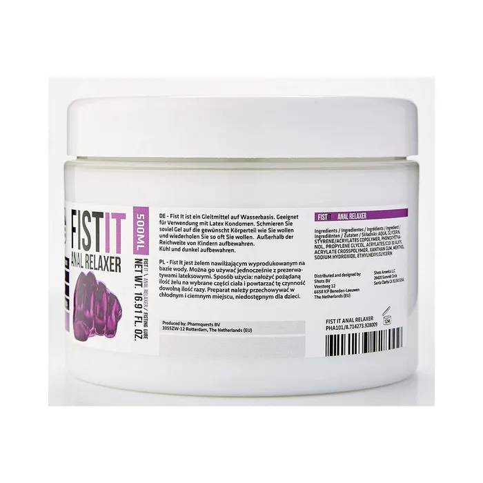 Anal Fairvillacom Fist Anal Relaxer 500ml