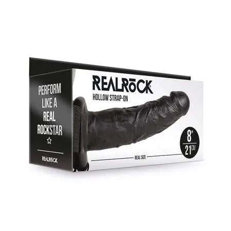 Anal Fairvillacom Hollow Strapon Without Balls 8 Inch Black