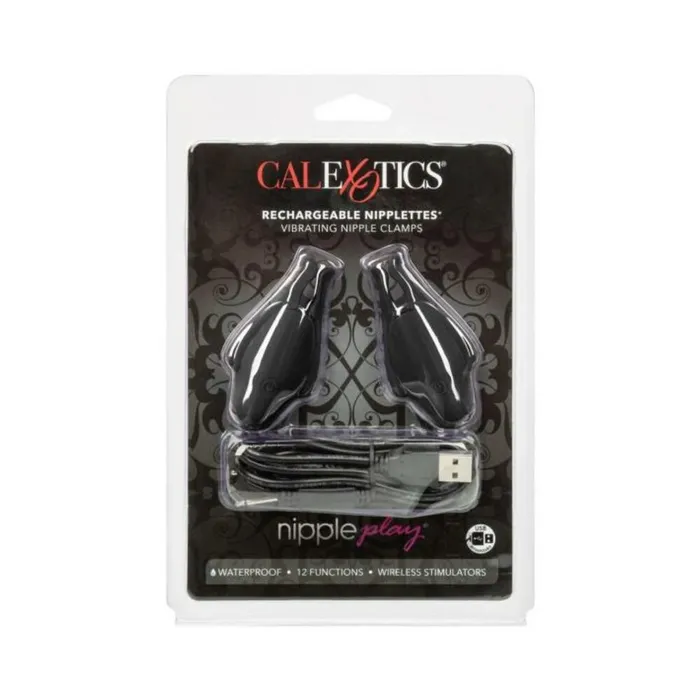 Anal Fairvillacom Nipple Play Rechargeable Nipplettes Black