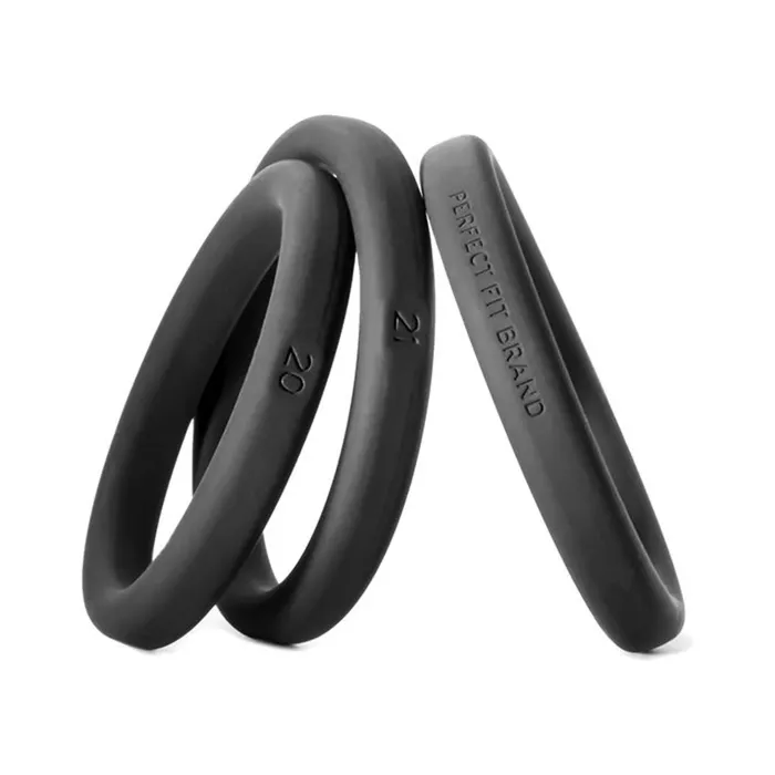 Anal Fairvillacom Perfect Fit Xactfit Silicone Rings Lxl 20 21 22 Black