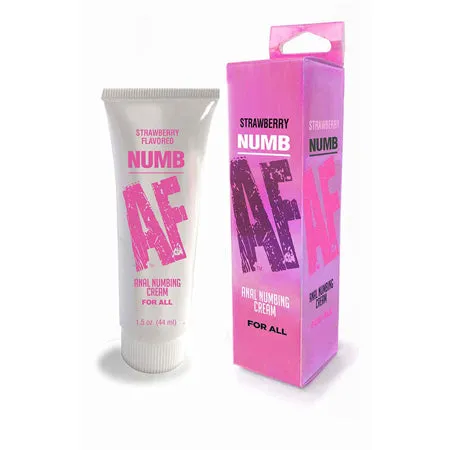 Anal Little Genie Productions Numb AF Anal Desensitizer Strawberry 15 oz