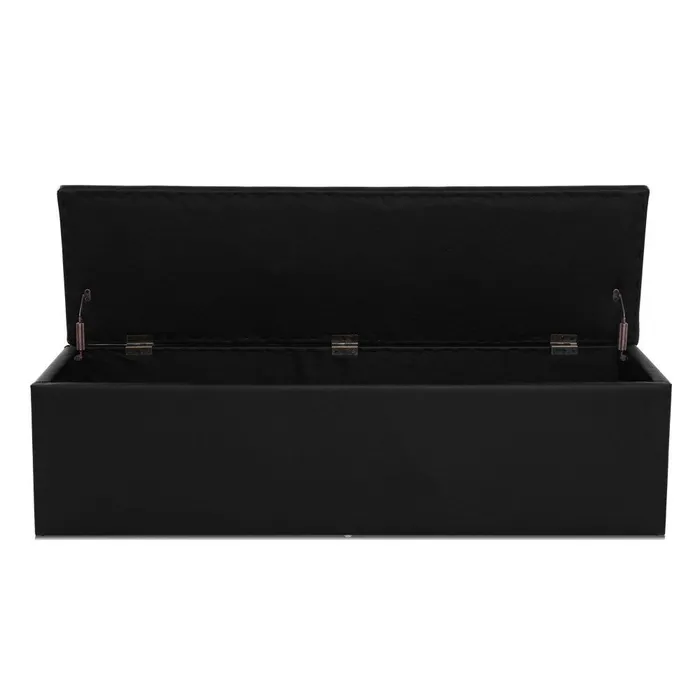 Anal ShhhSof Artiss Ottoman Storage Box Black LARGE 14m long