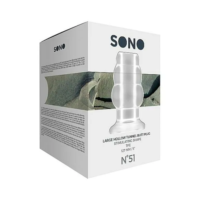 Anal Shots Sono Butt Plug Large Clear Fairvillacom