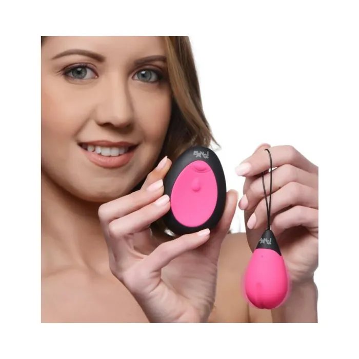 Bang 10x Silicone Vibrating Egg Pink Fairvillacom Vibrators