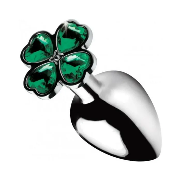 Booty Sparks Lucky Clover Gem Anal Plug Large Silver Fairvillacom Male Sex Toys Booty Sparks Lucky Clover Gem Anal Plug Large Silver Fairvillacom Male Sex Toys
