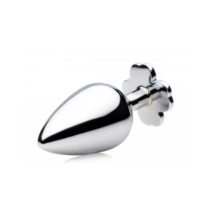 Booty Sparks Lucky Clover Gem Anal Plug Large Silver Fairvillacom Male Sex Toys Booty Sparks Lucky Clover Gem Anal Plug Large Silver Fairvillacom Male Sex Toys