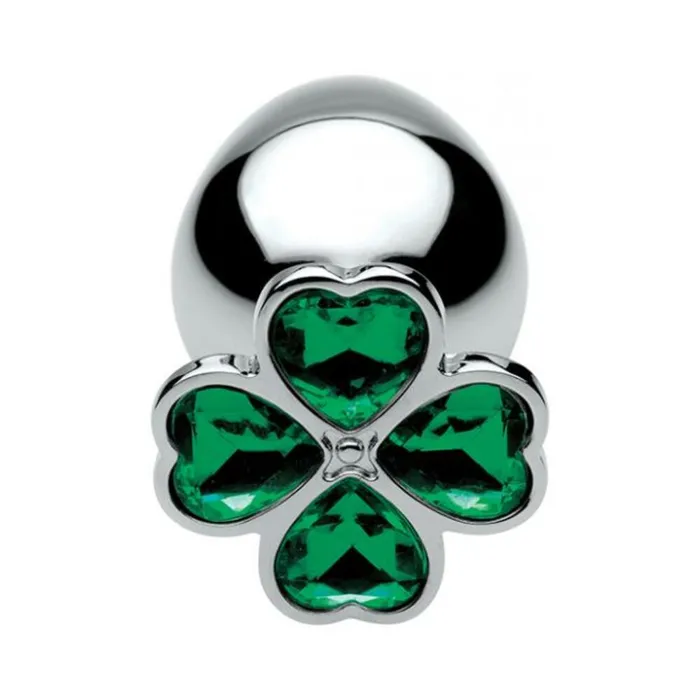 Booty Sparks Lucky Clover Gem Anal Plug Large Silver Fairvillacom Male Sex Toys Booty Sparks Lucky Clover Gem Anal Plug Large Silver Fairvillacom Male Sex Toys