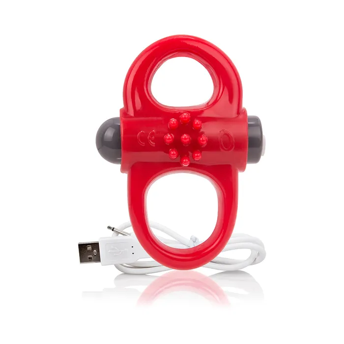Charged Yoga Rechargeable Vibe Ring Red Fairvillacom Vibrators